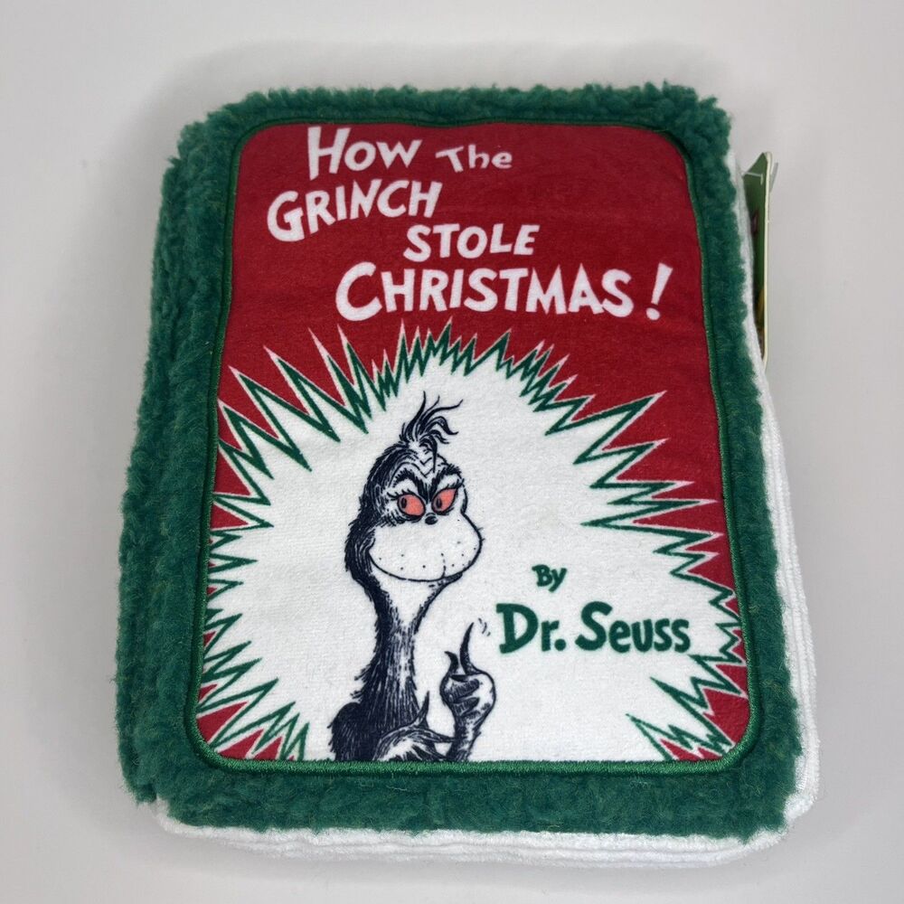 Grinch Plush Squeaky Stuffed Dog Toy